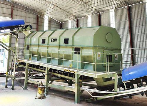 Trommel Screen Waste Separation